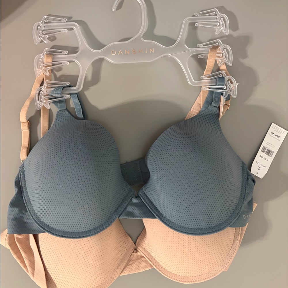 Danskin Blue and Tan Bra